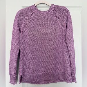 J.Crew Lavender Metallic Sweater